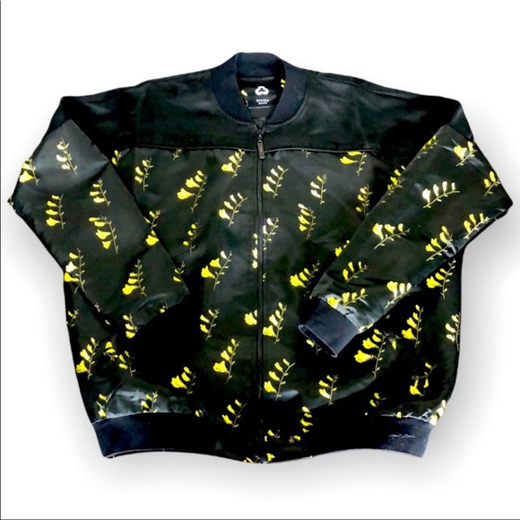 Titika Floral Embroidered Satin Bomber - Picture 9 of 16